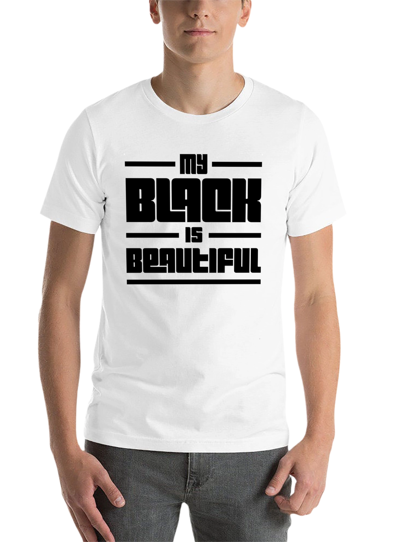 Black My Black Is Beautiful Graphic Tee - Bold Statement T-Shirt view 14
