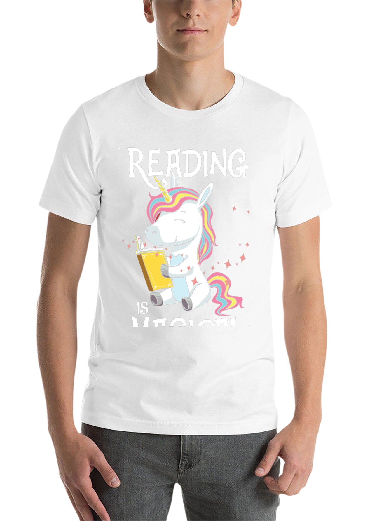 Black Unicorn Reading T-Shirt: Magical Book Lover Tee view 14