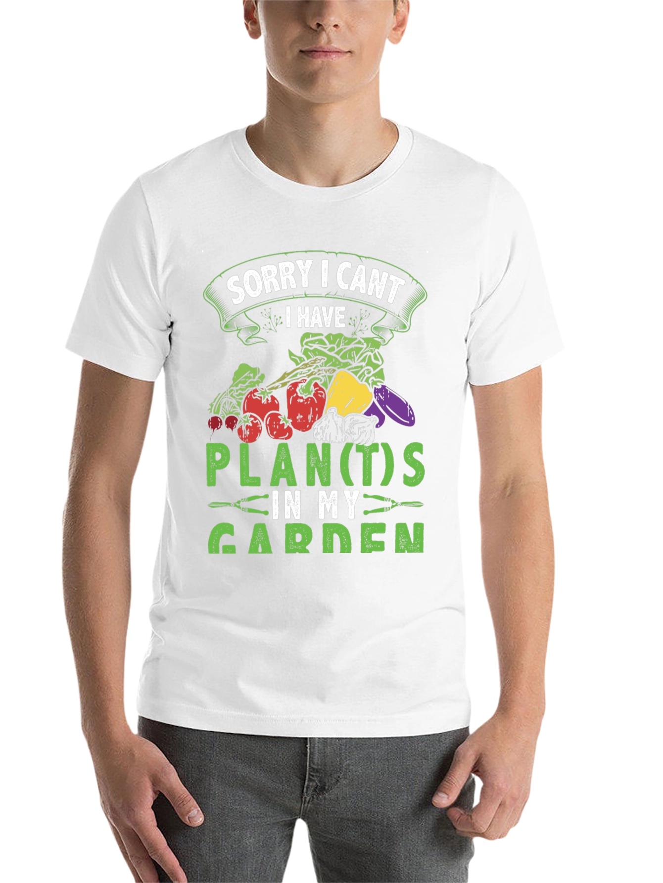 Black Funny Gardener T-Shirt - Plants in My Garden Tee view 14