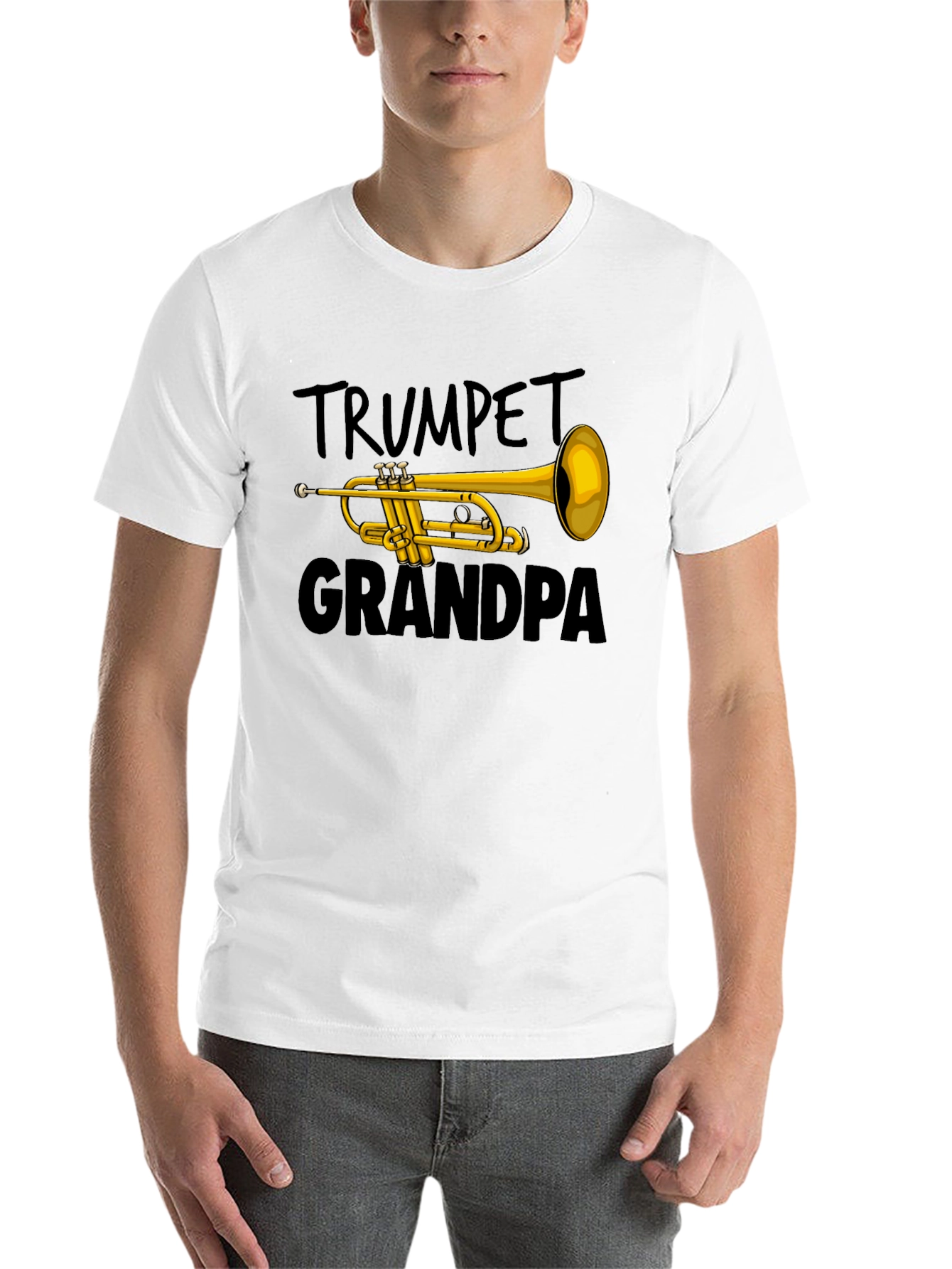 Black Trumpet Grandpa T-Shirt view 14