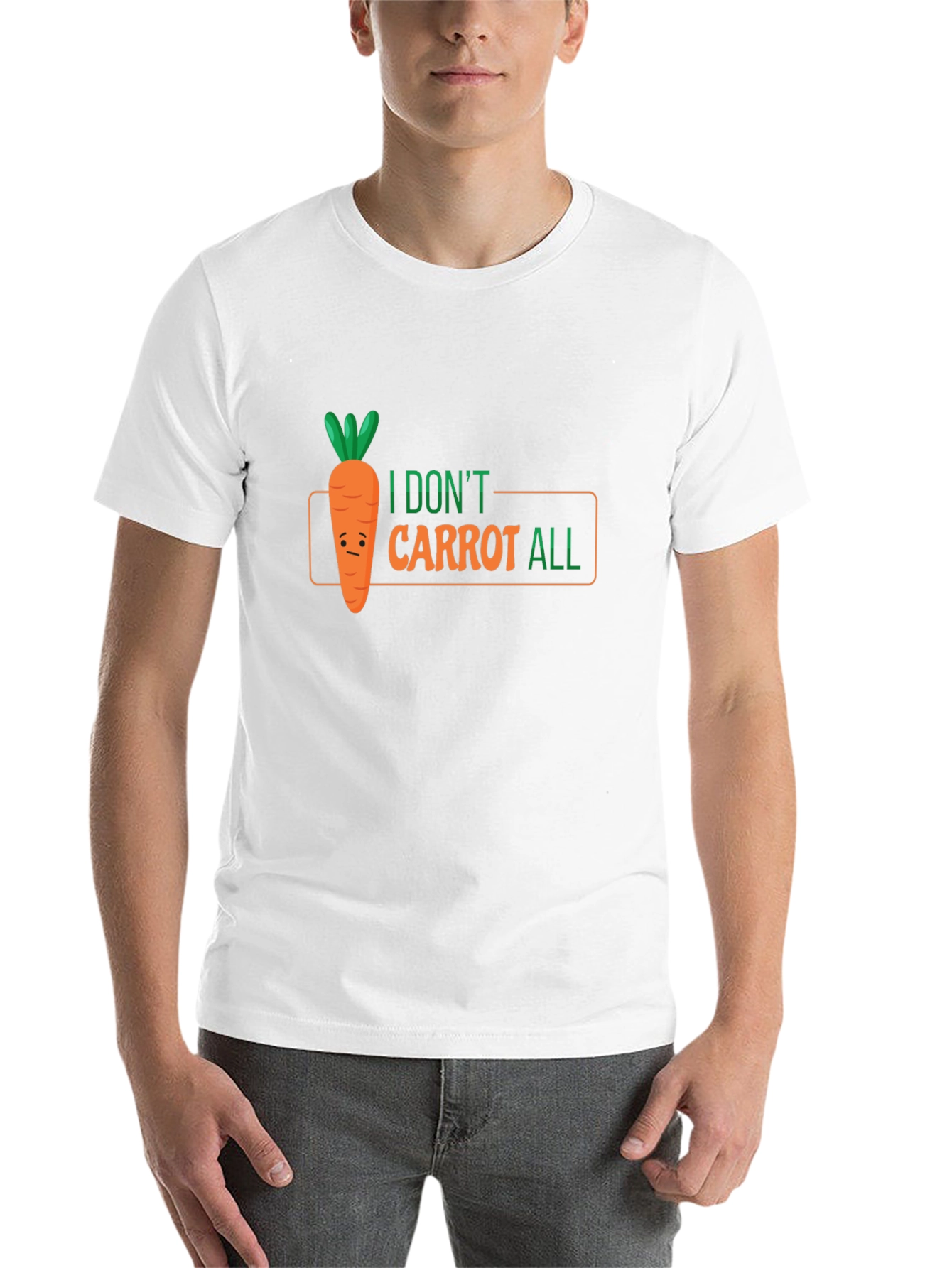 Black I Don't Carrot All Funny T-Shirt view 14