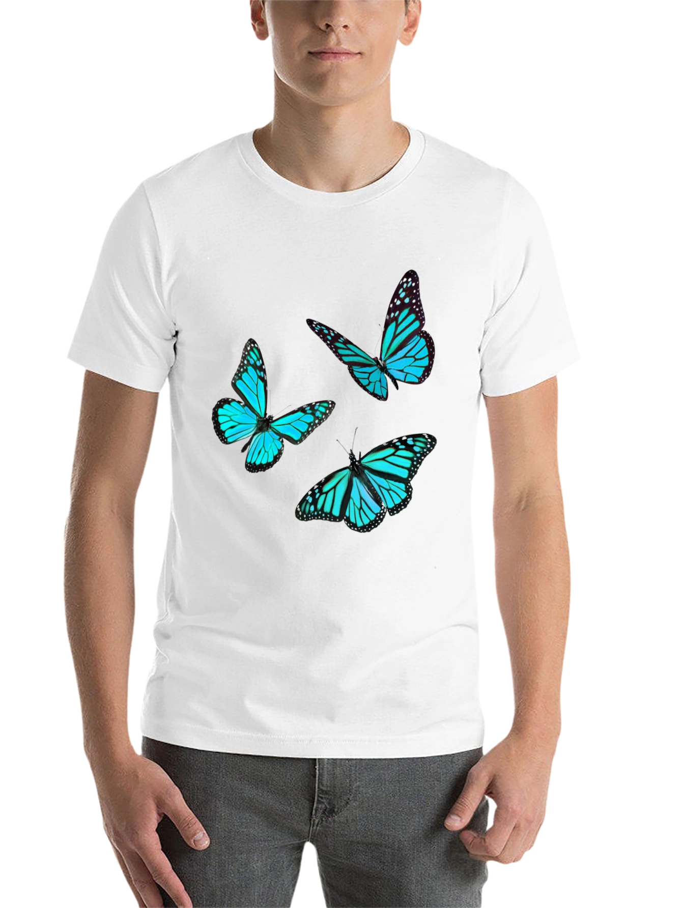 Black Butterfly Graphic Tee - Black view 14