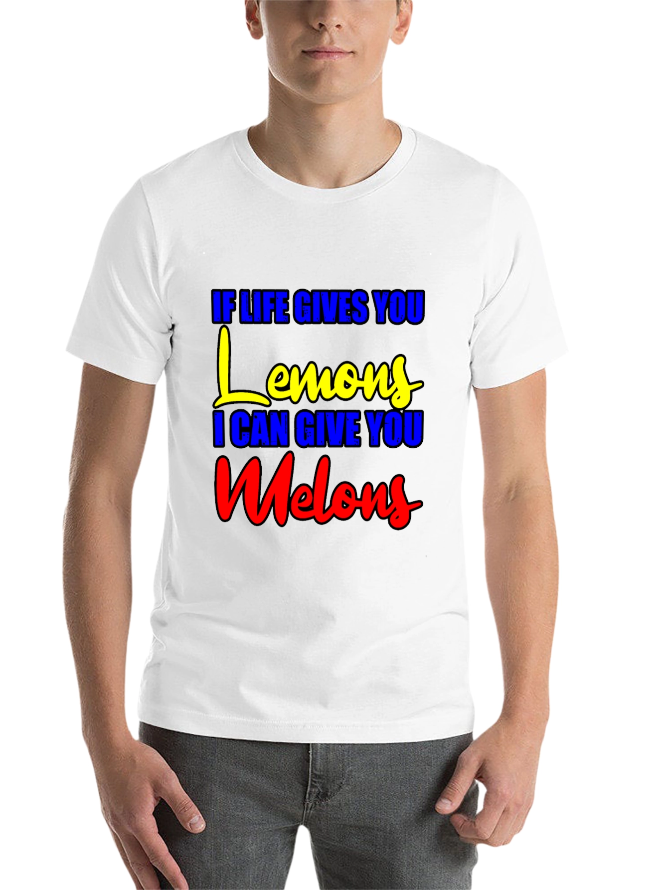Black Life Gives You Lemons, Melons T-Shirt - Funny Graphic Tee view 14