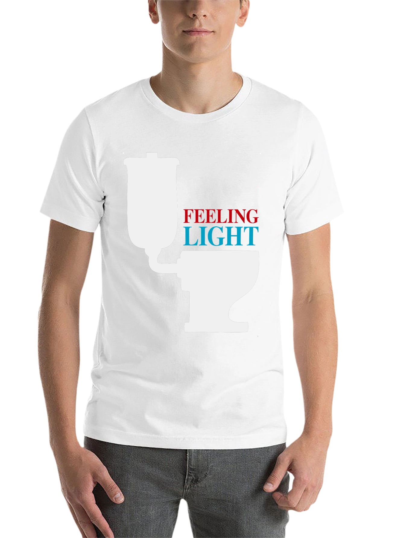 Black Feeling Light Funny Graphic Tee view 14