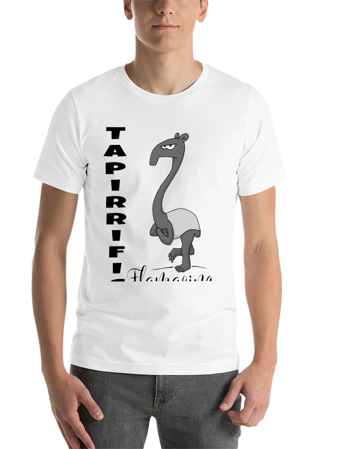 Black Tapir T-Shirt - Funny Cartoon Animal Tee view 14