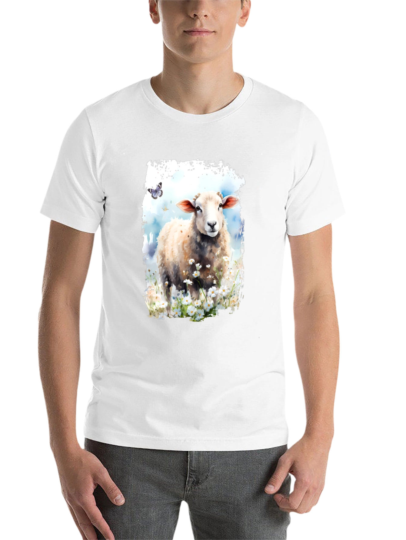 Black Sheep Meadow Black Graphic Tee view 14