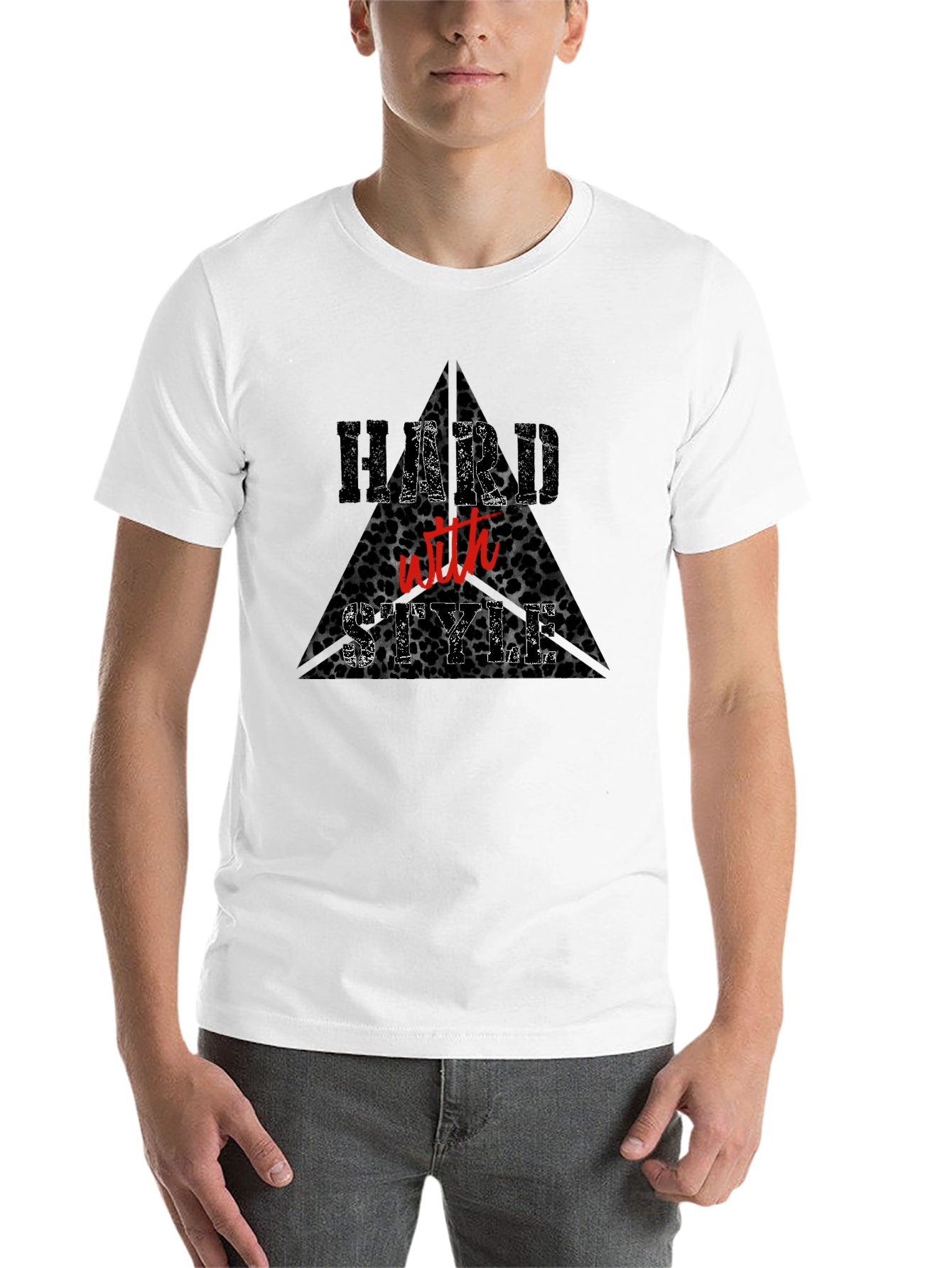 Black Hard with Style Graphic T-Shirt view 14