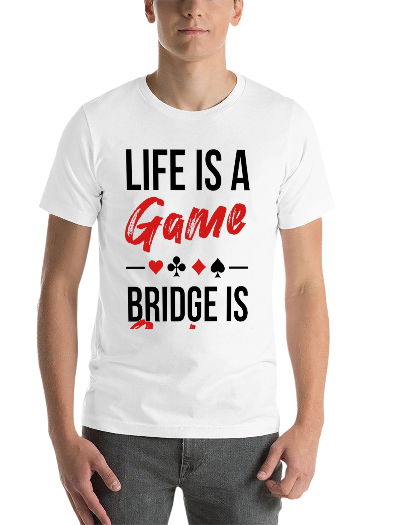 Black Life is a Game Bridge T-Shirt view 14