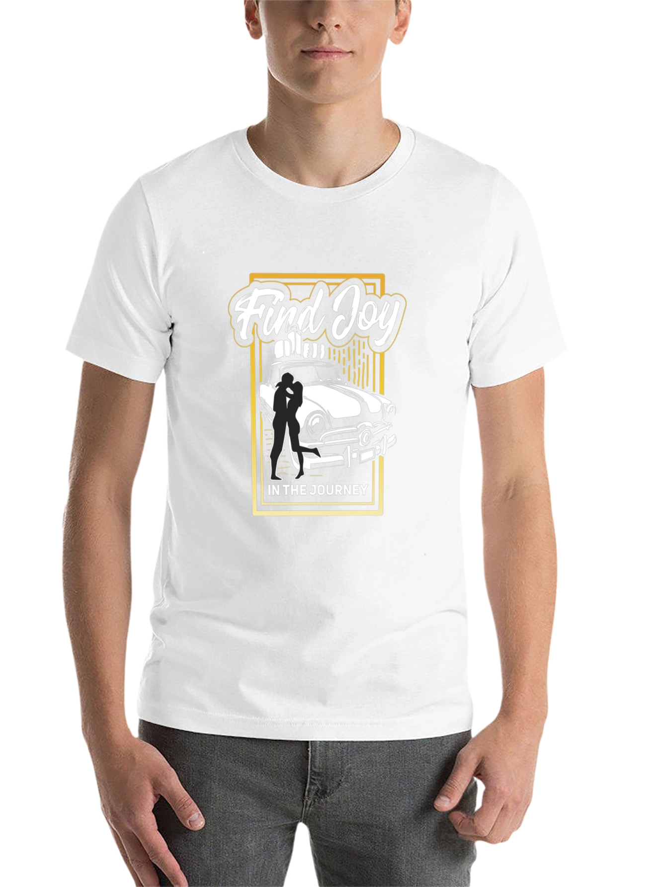 Find Joy Car Graphic Black Tee - 14