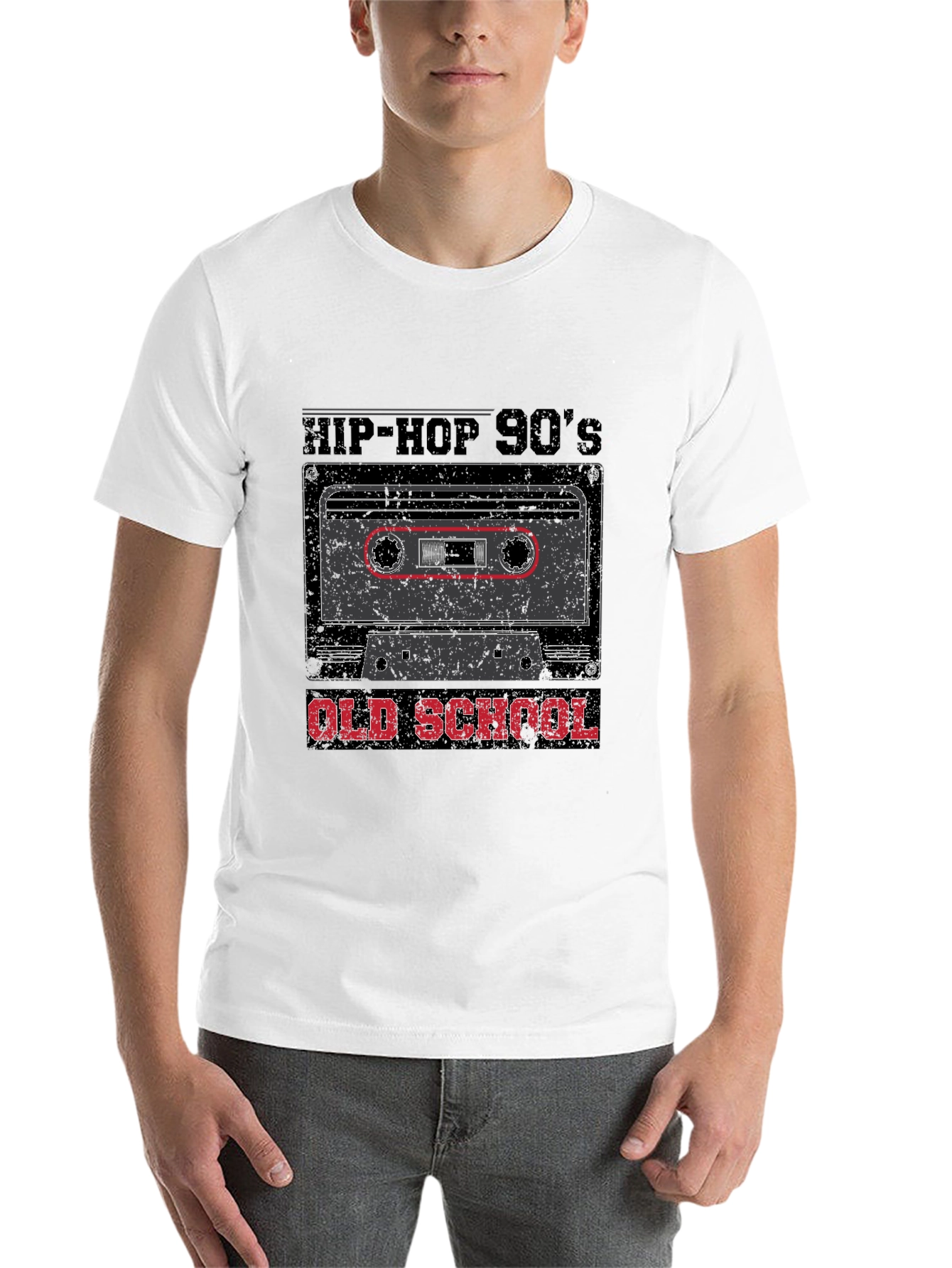 Black Hip-Hop 90's Old School Graphic T-Shirt view 14