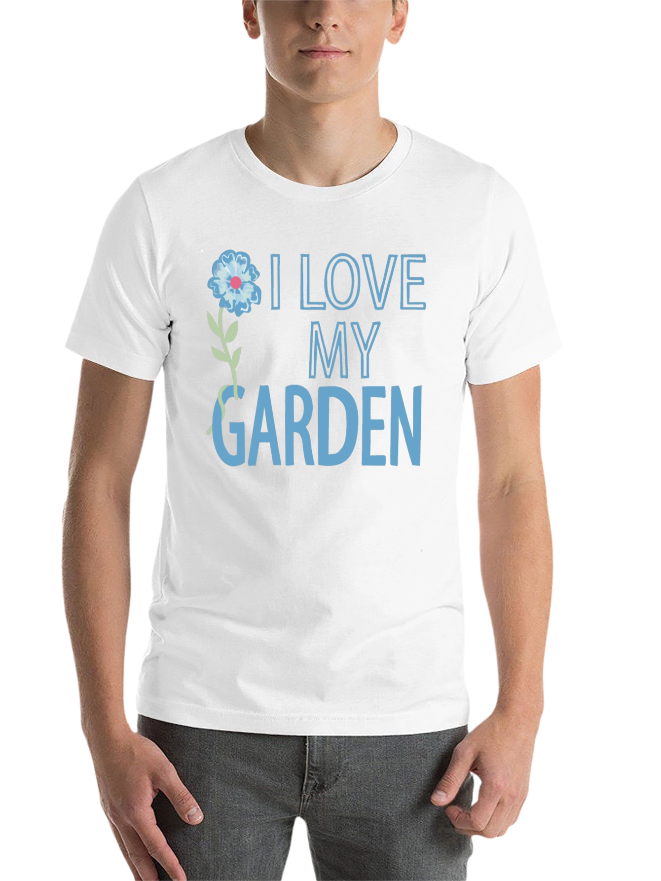 Black I Love My Garden T-Shirt view 14