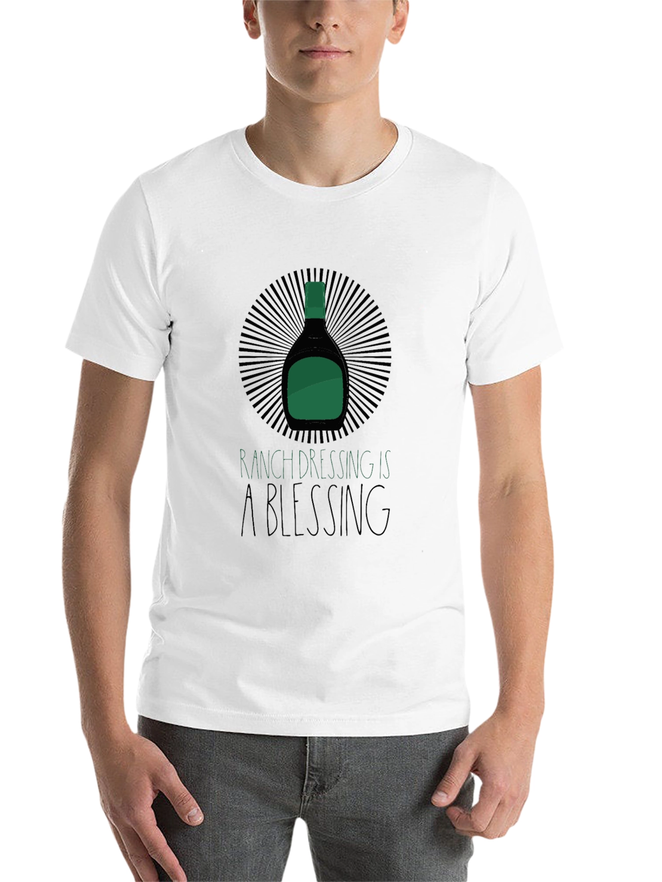 Black Ranch Dressing is a Blessing Graphic Tee view 14