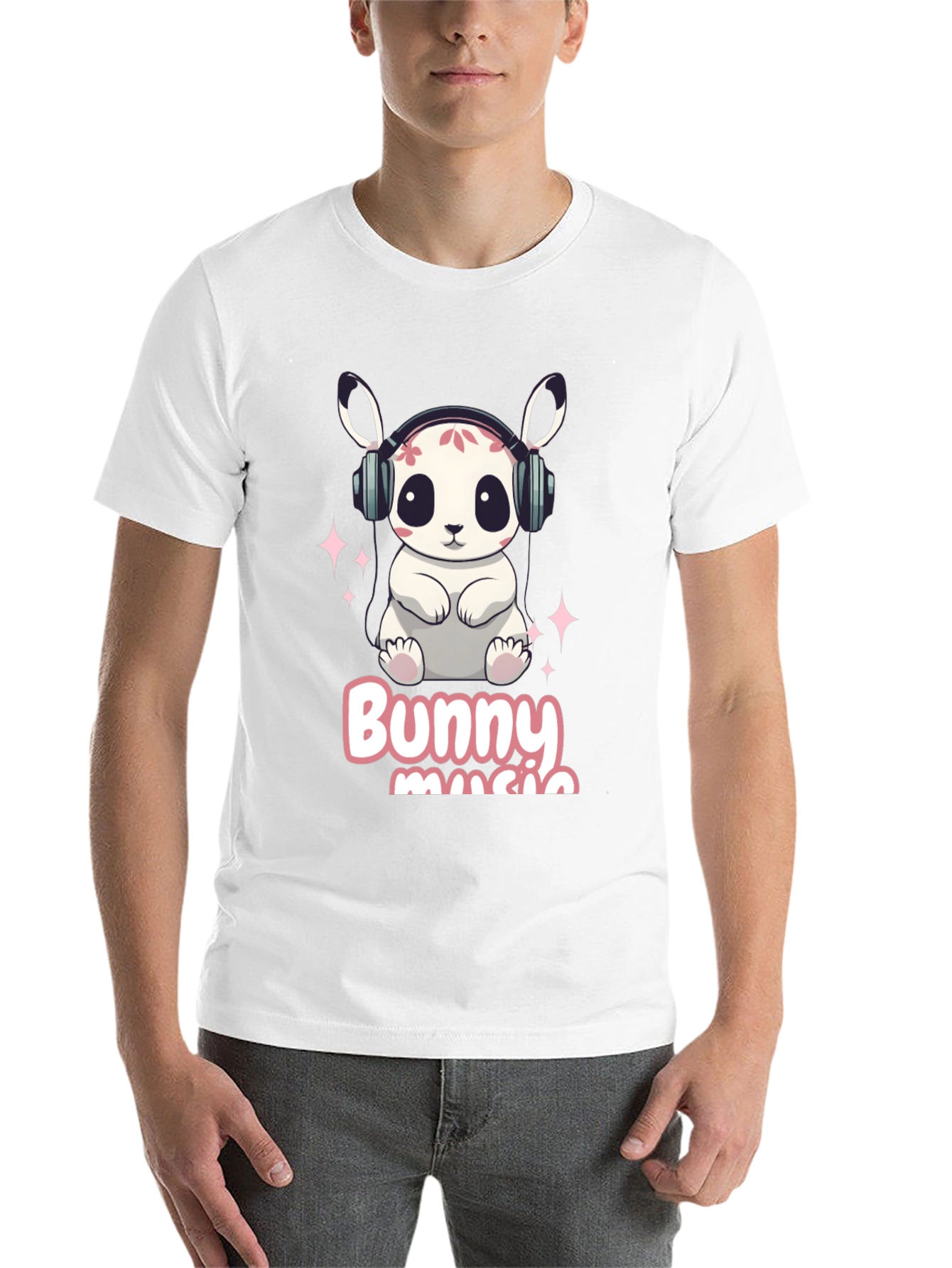 Black Bunny Music T-Shirt view 14