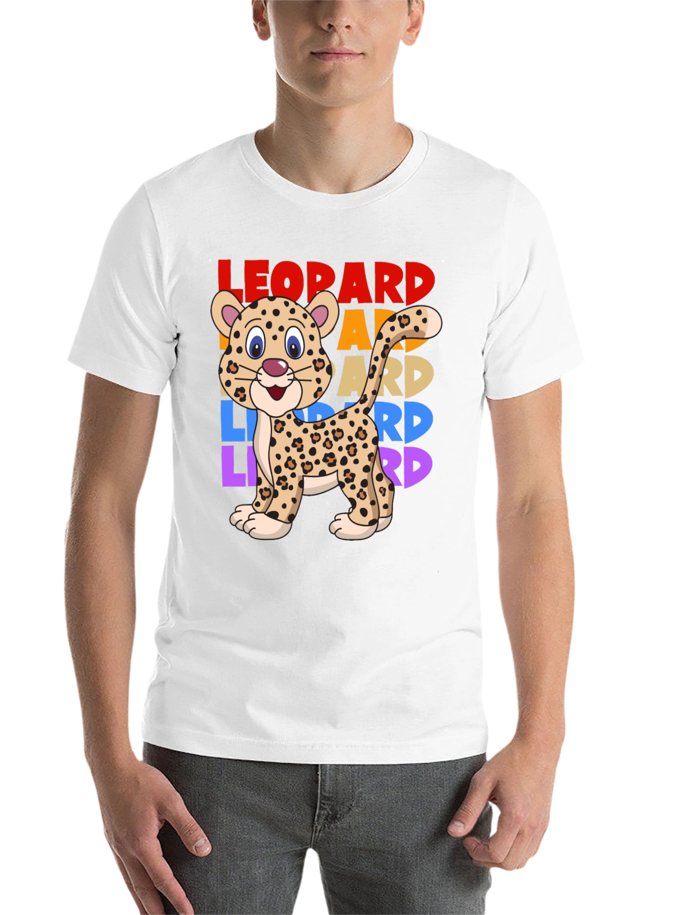 Black Leopard Graphic T-Shirt - Cute Animal Tee view 14