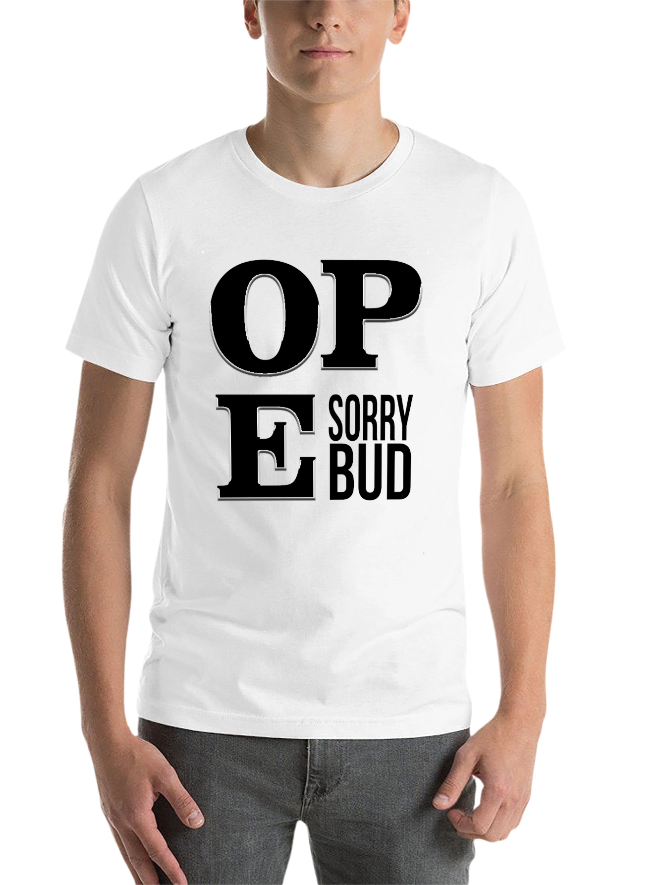 Black Sorry Bud Graphic T-Shirt view 14