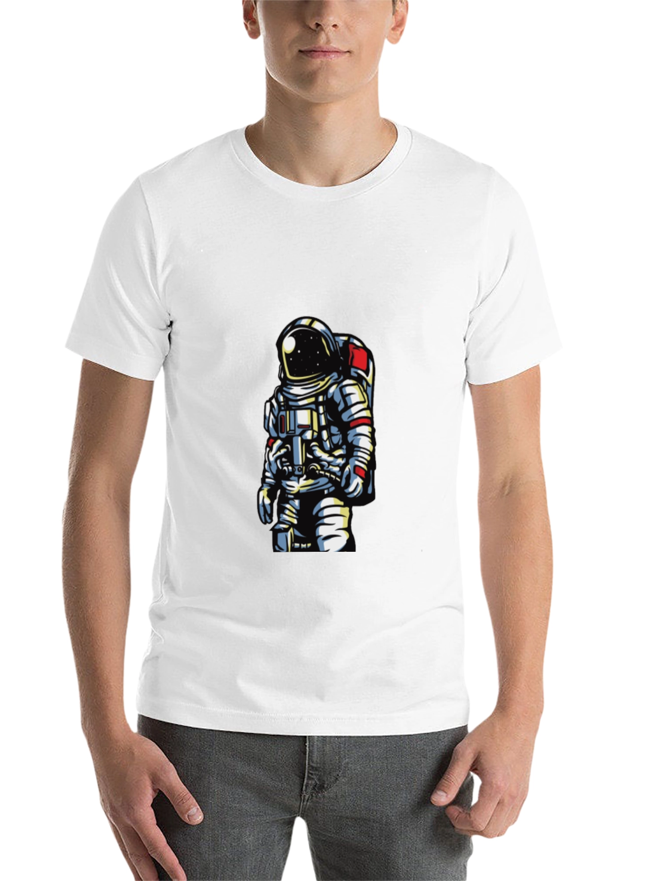 Black Astronaut Graphic Tee - Explore in Style view 14