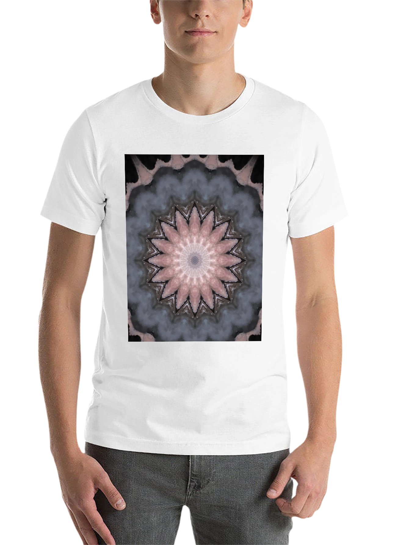 Black Mandala T-Shirt - Unique Graphic Tee view 14