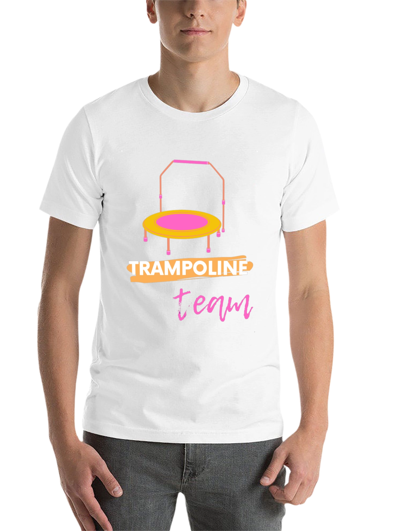 Black Trampoline Team Black T-Shirt view 14