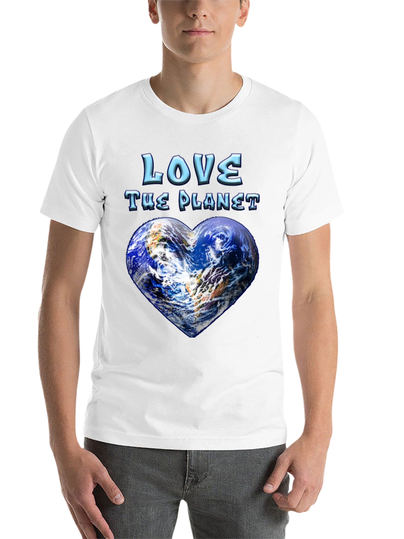 Black Love The Planet Graphic T-Shirt view 14