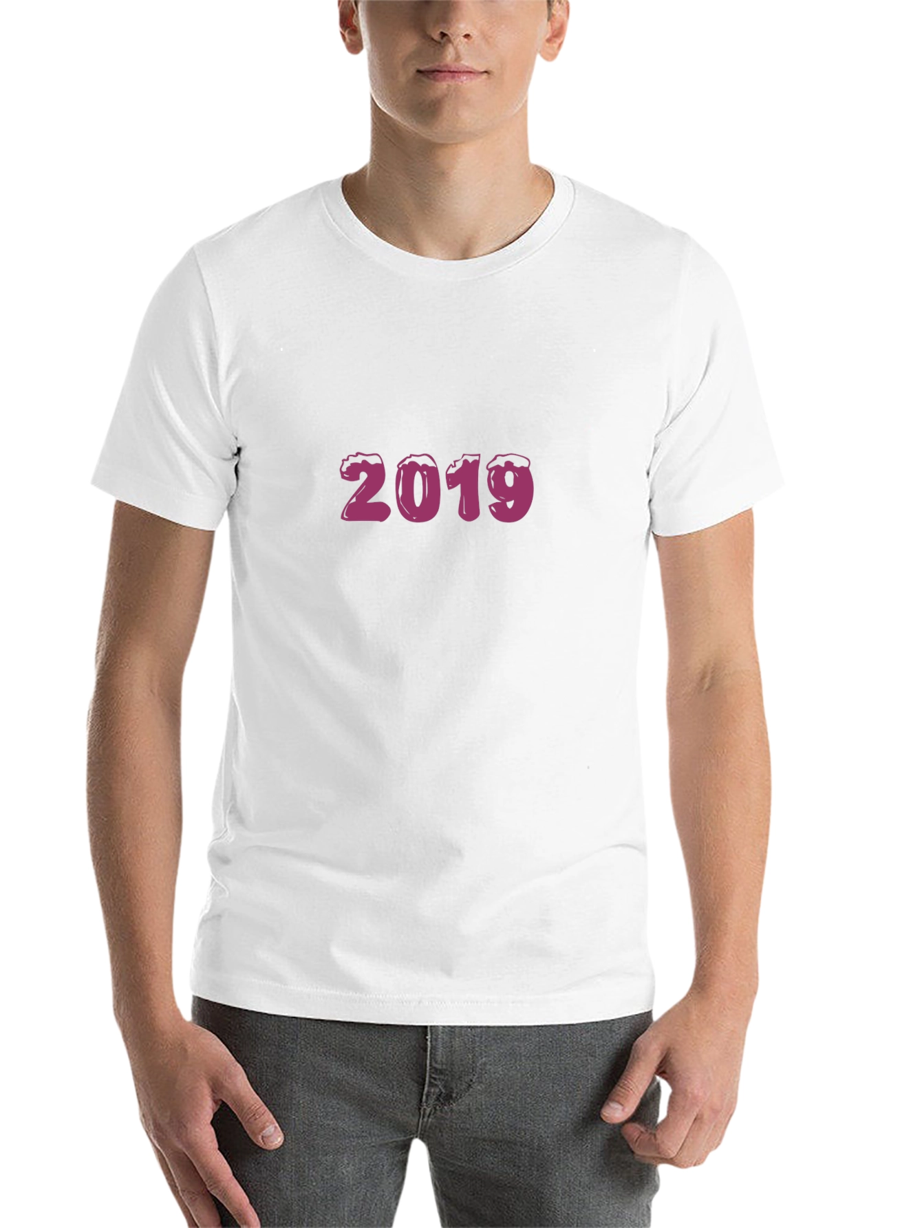 Black 2019 Graphic Tee - Stylish Black T-Shirt view 14