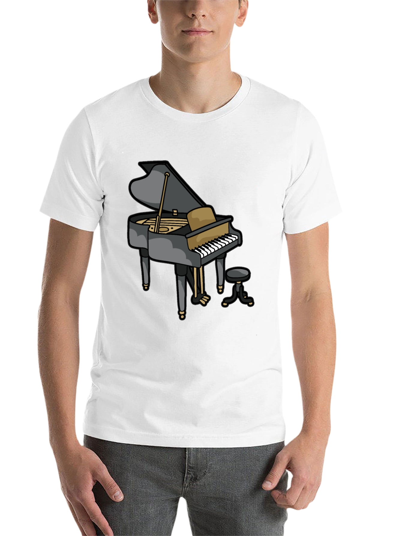 Piano T-Shirt - Music Lover Tee - 14