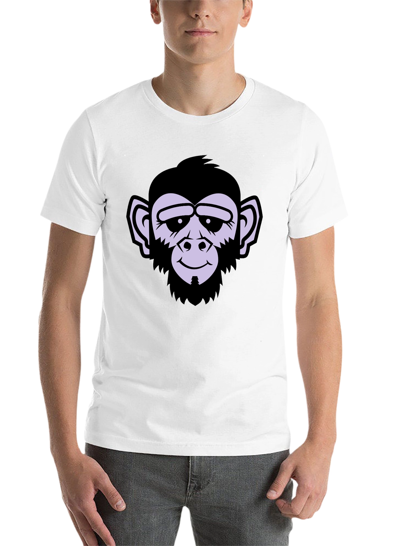 Black Monkey Graphic Tee - Men's Black T-Shirt view 14