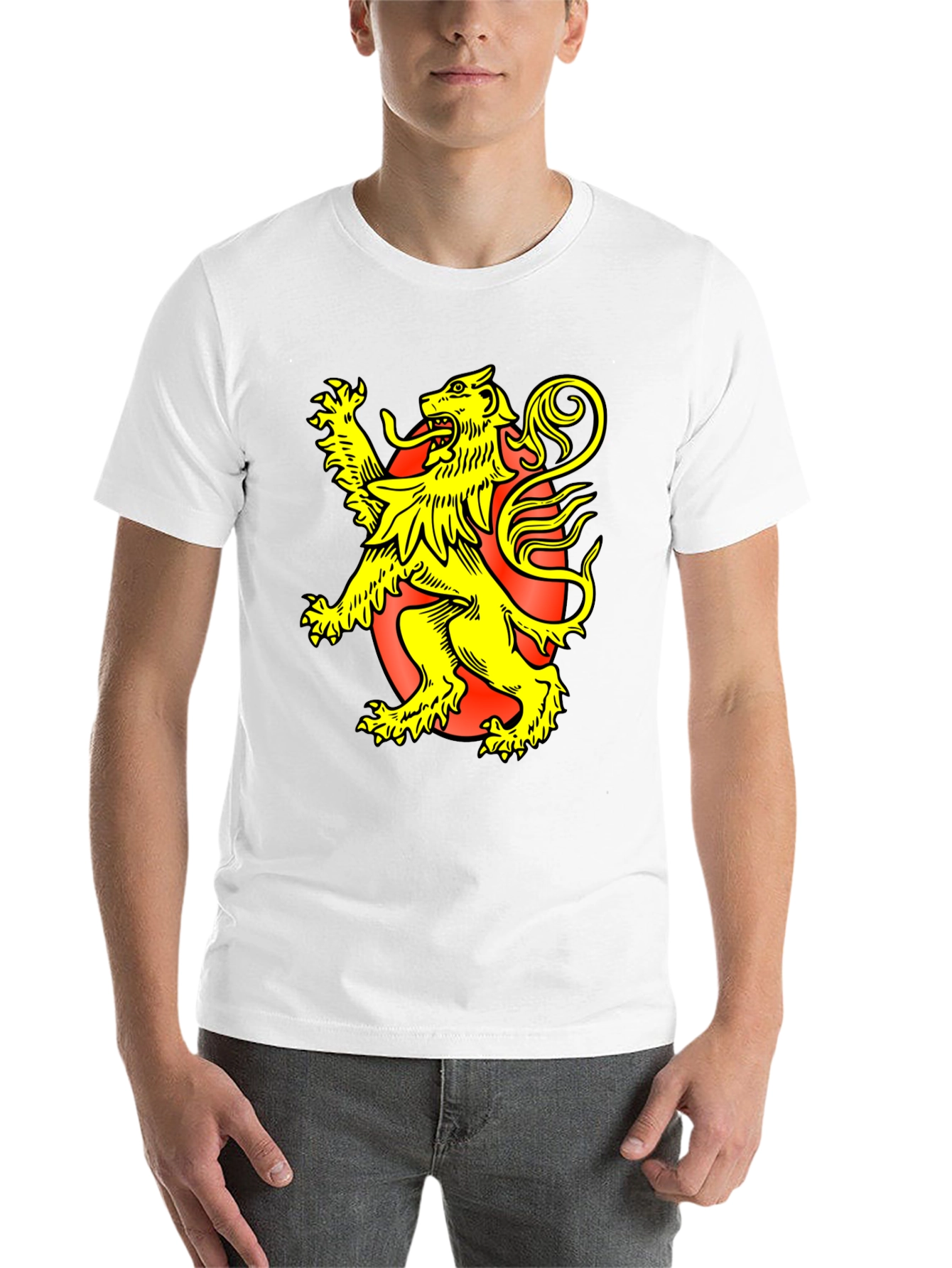 Black Lion Rampant Graphic Tee - Black T-Shirt view 14