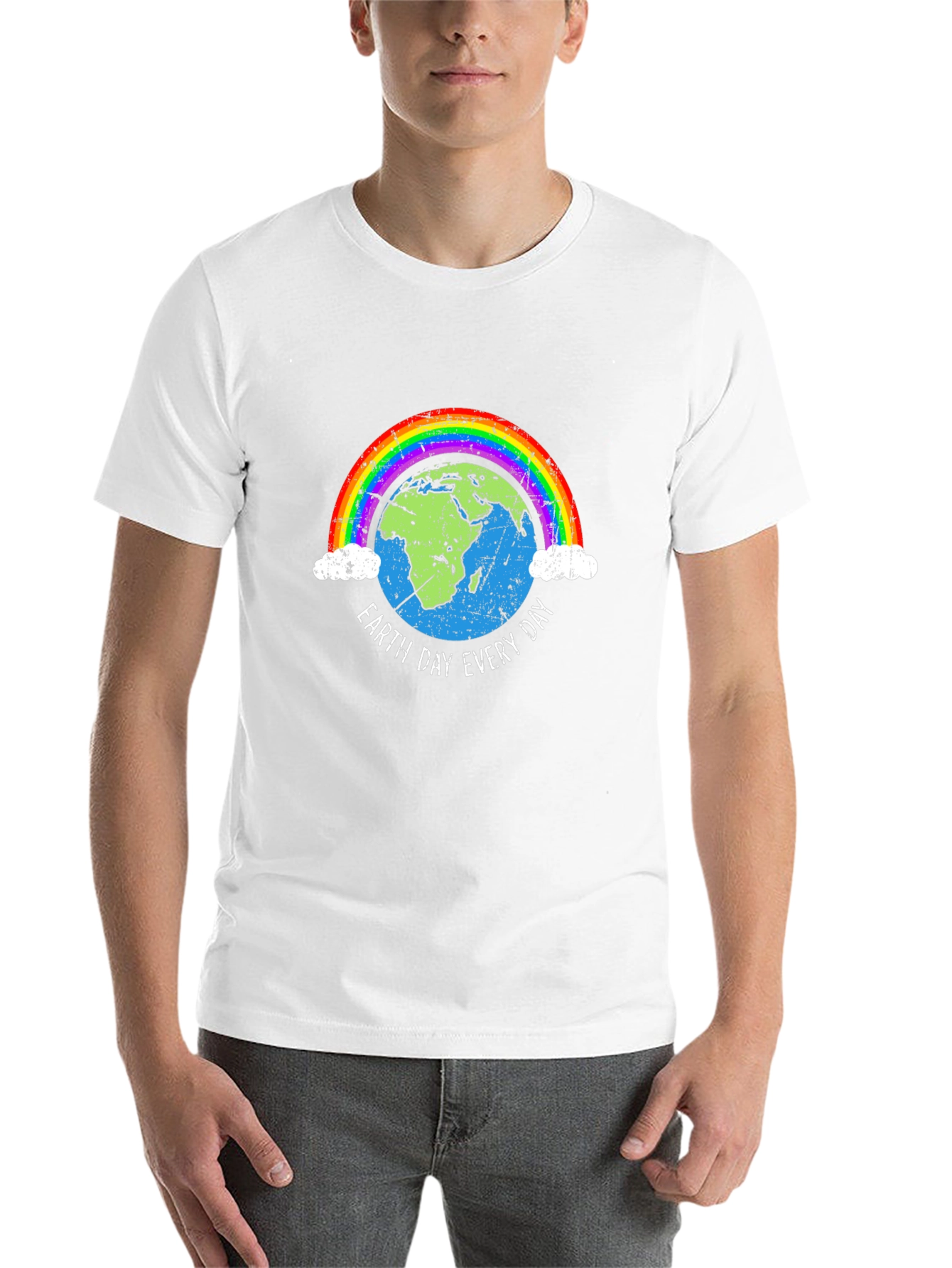 Black Earth Day Every Day T-Shirt view 14