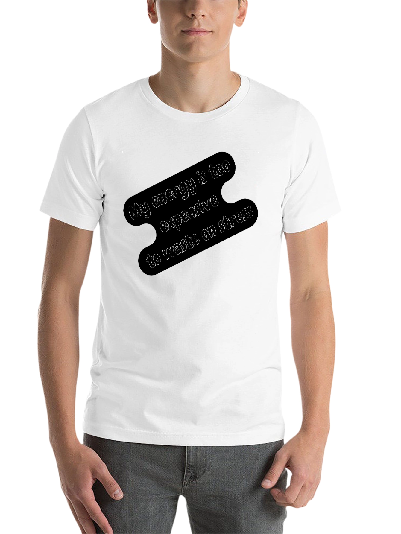 Black My Energy Is Too Expensive Graphic Tee view 14