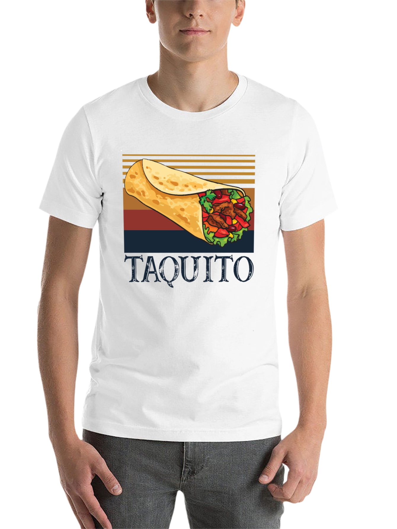 Taquito Graphic Tee - Novelty Food Shirt - 14