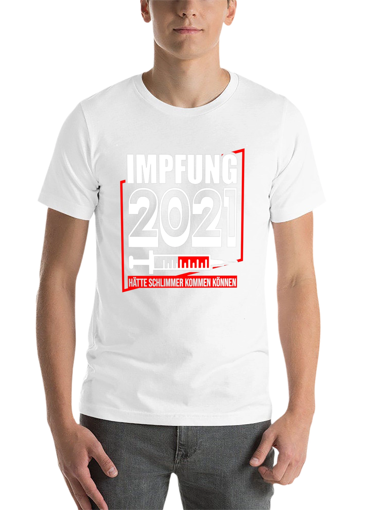 Black Impfung 2021 Graphic Tee - Vaccine Humor T-Shirt view 14