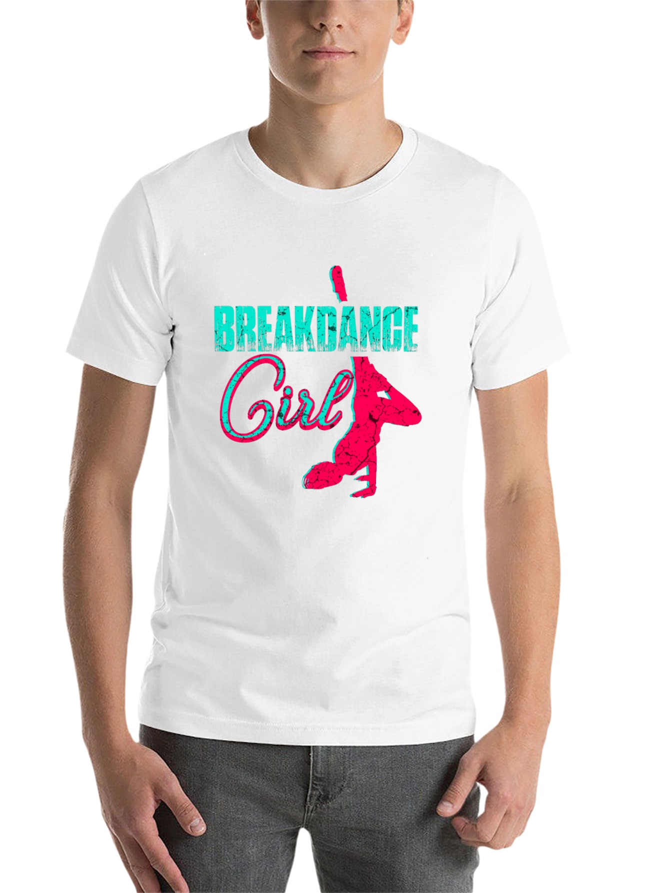 Black Breakdance Girl Graphic Tee - Cool Style view 14