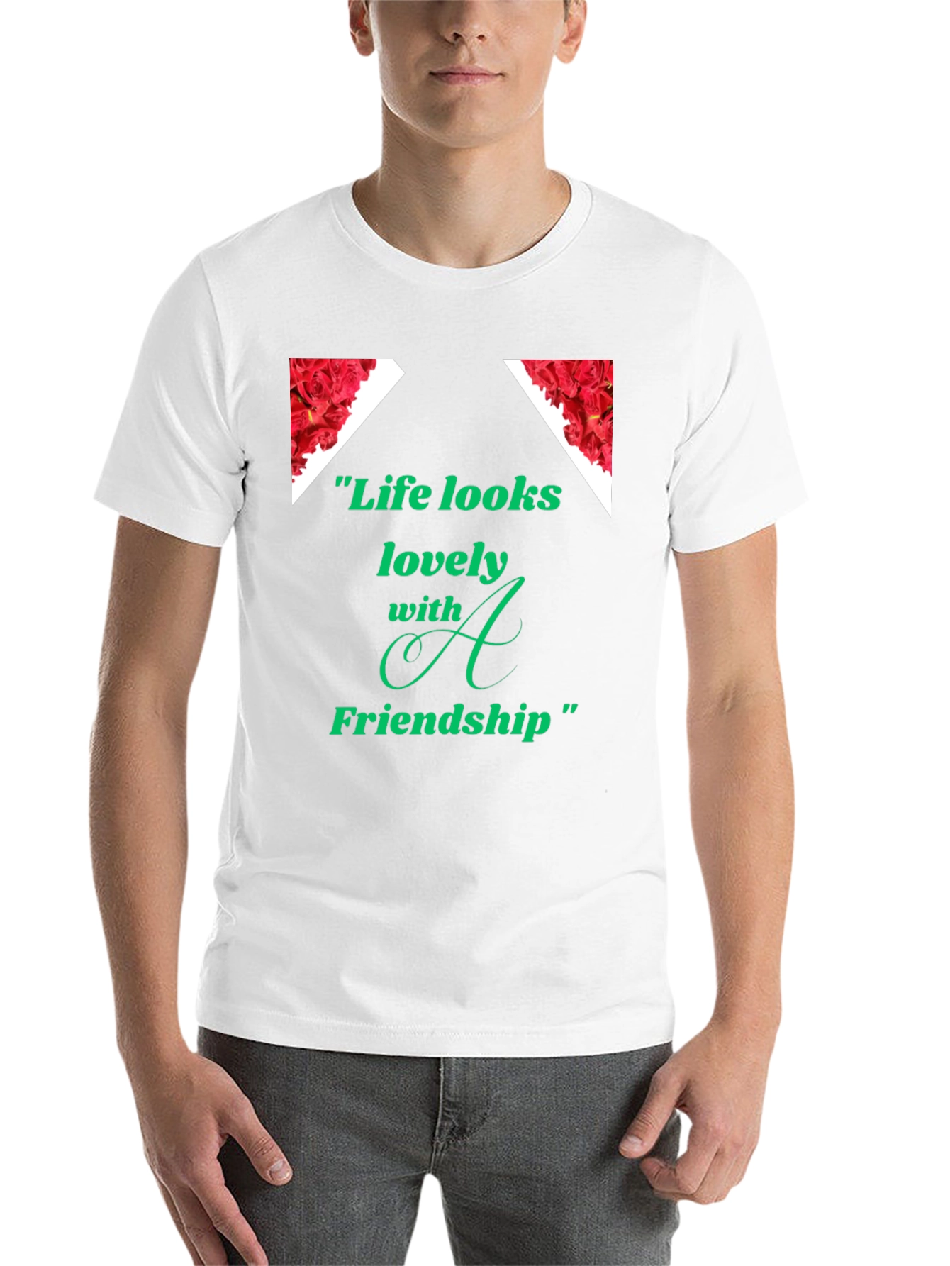 Black Life Looks Lovely Friendship Graphic Tee view 14