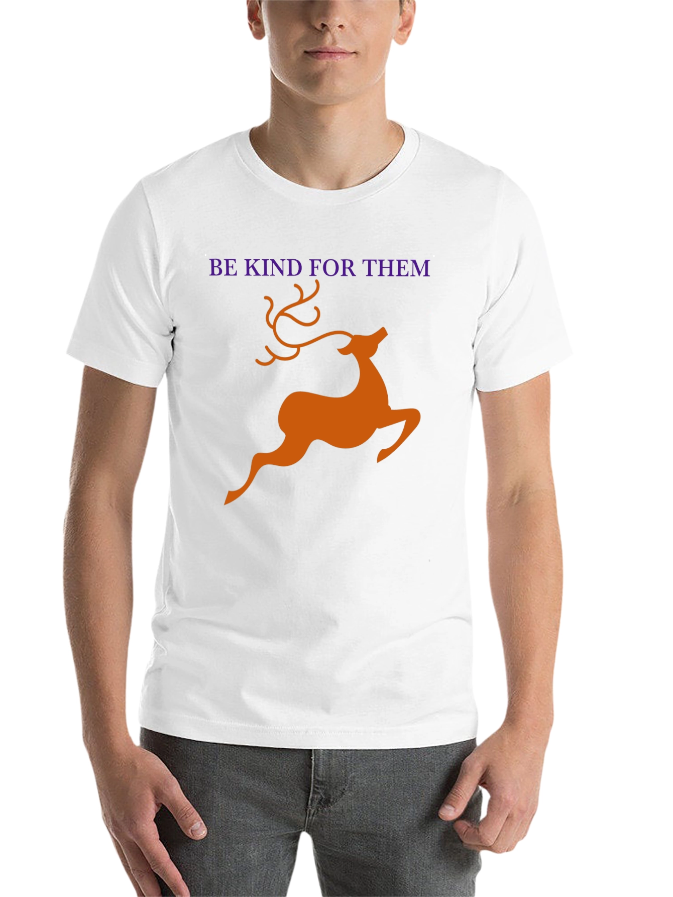 Black Be Kind For Them Deer Graphic T-Shirt view 14