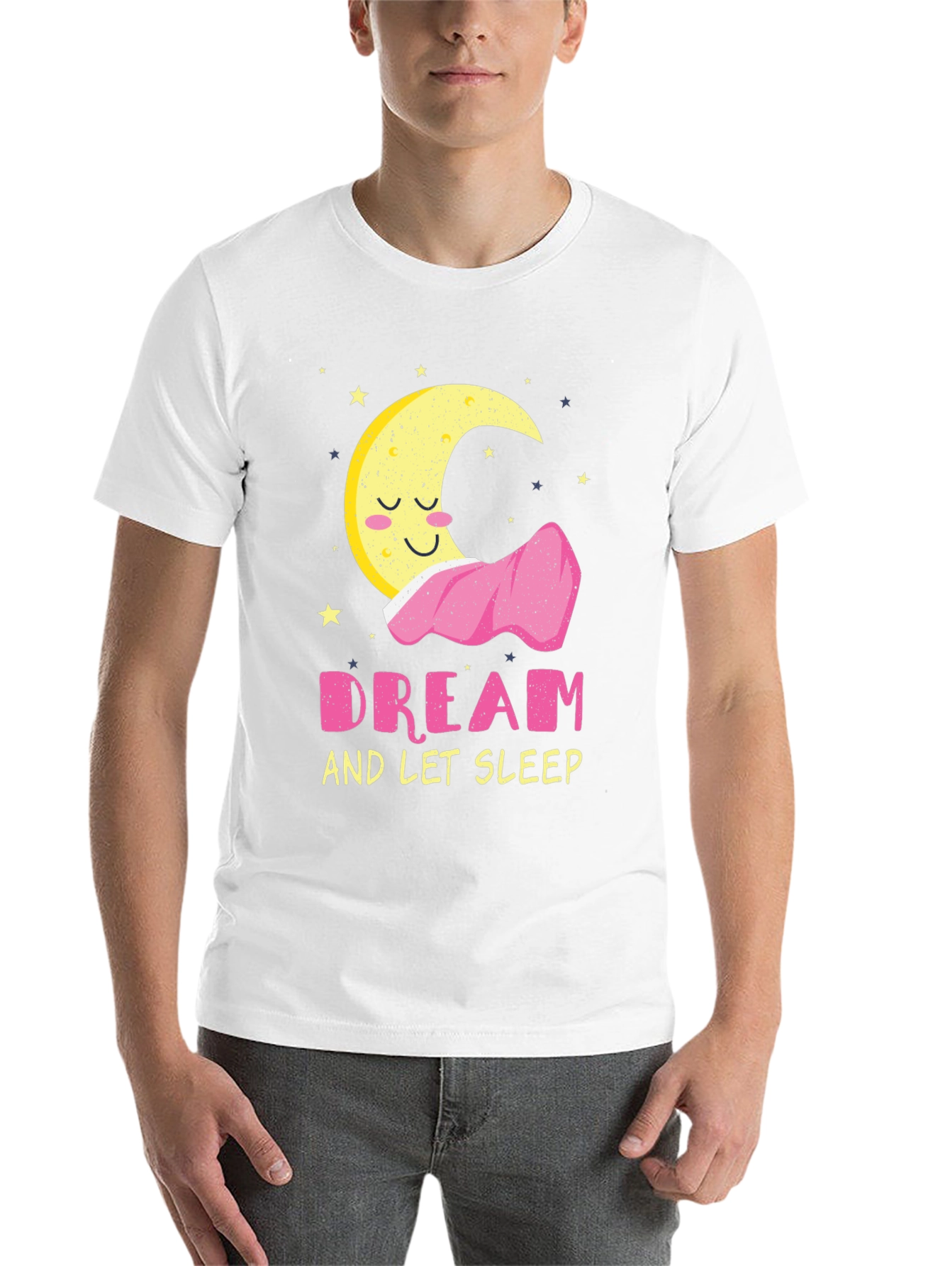 Black Dream and Let Sleep Graphic Tee - Soft Cotton Blend view 14