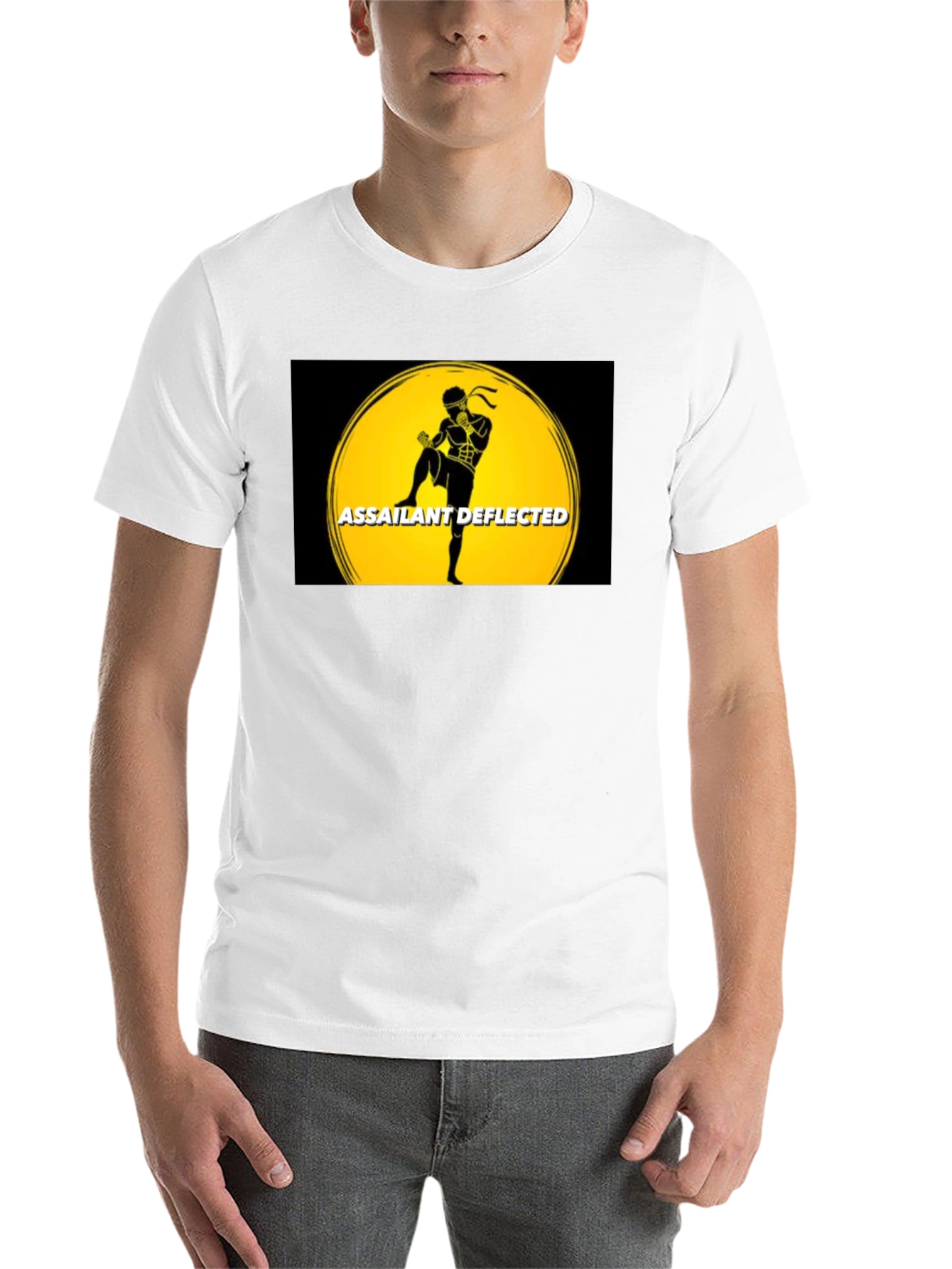 Black Assailant Deflected T-Shirt Black view 14