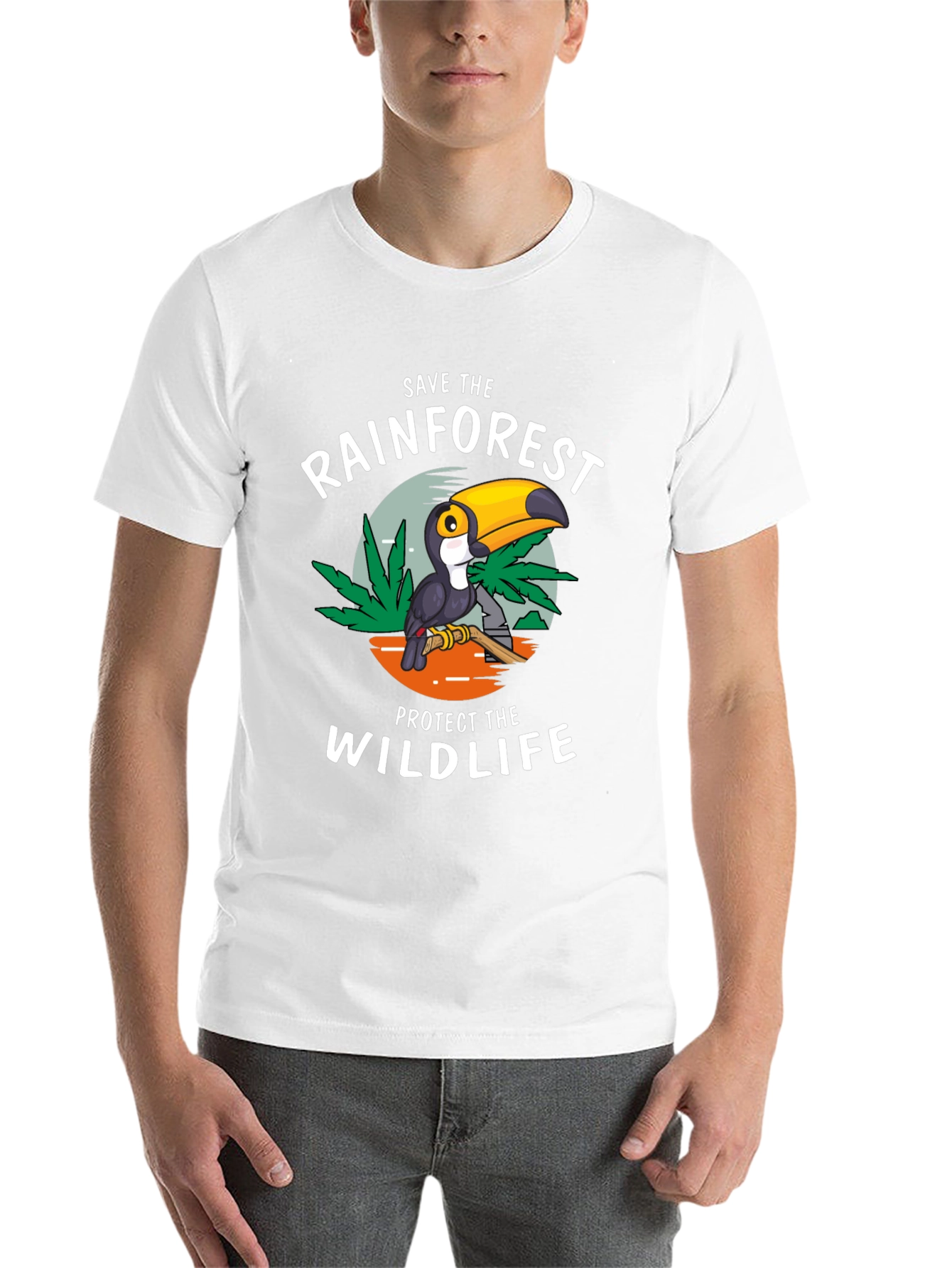 Black Save the Rainforest T-Shirt view 14