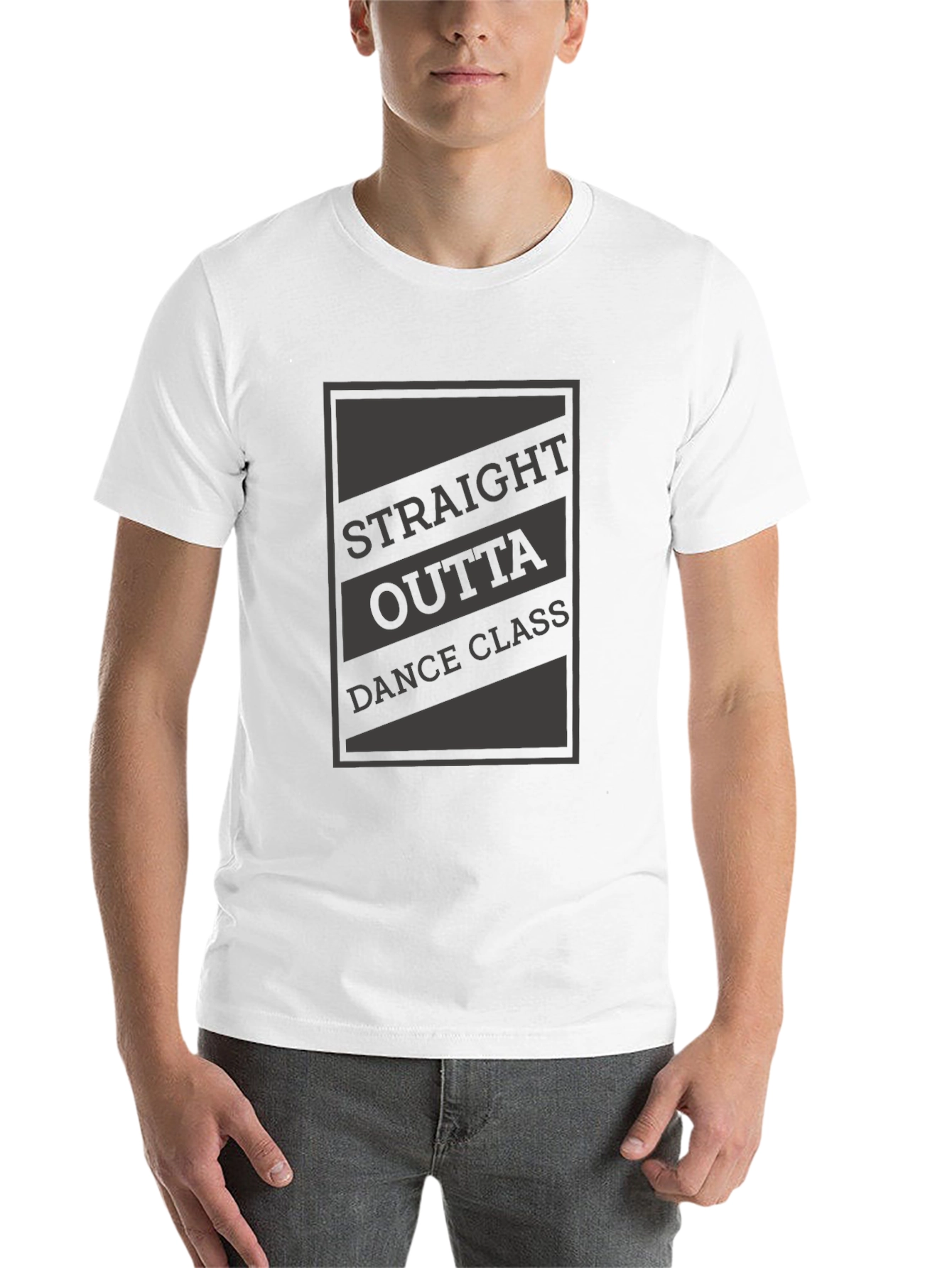 Black Straight Outta Dance Class Graphic Tee view 14