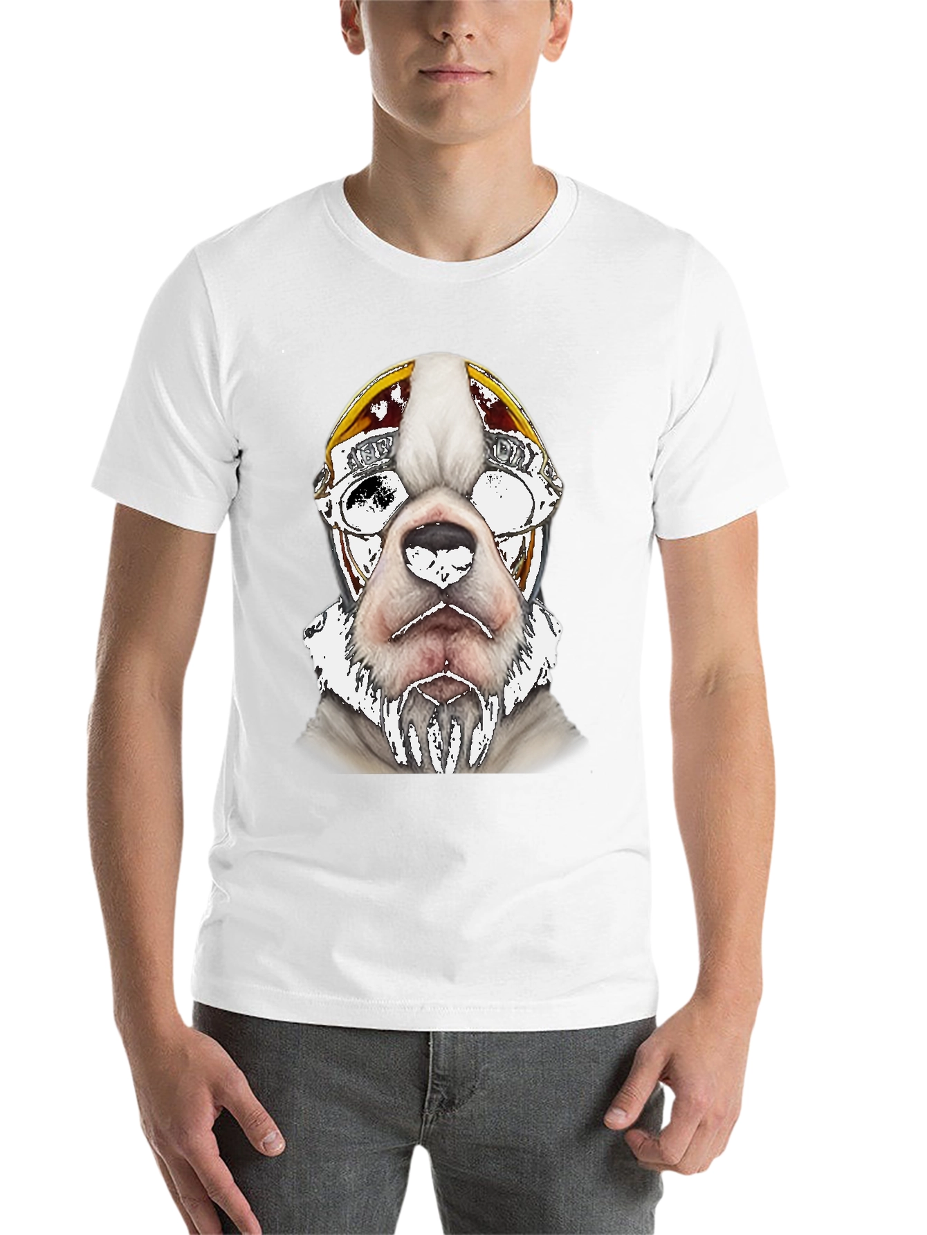 Black Cool Dog Aviator T-Shirt - Black view 14
