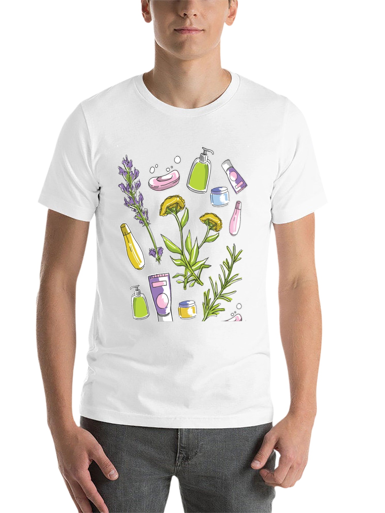 Botanical Beauty T-Shirt | Natural Skincare Design - 14