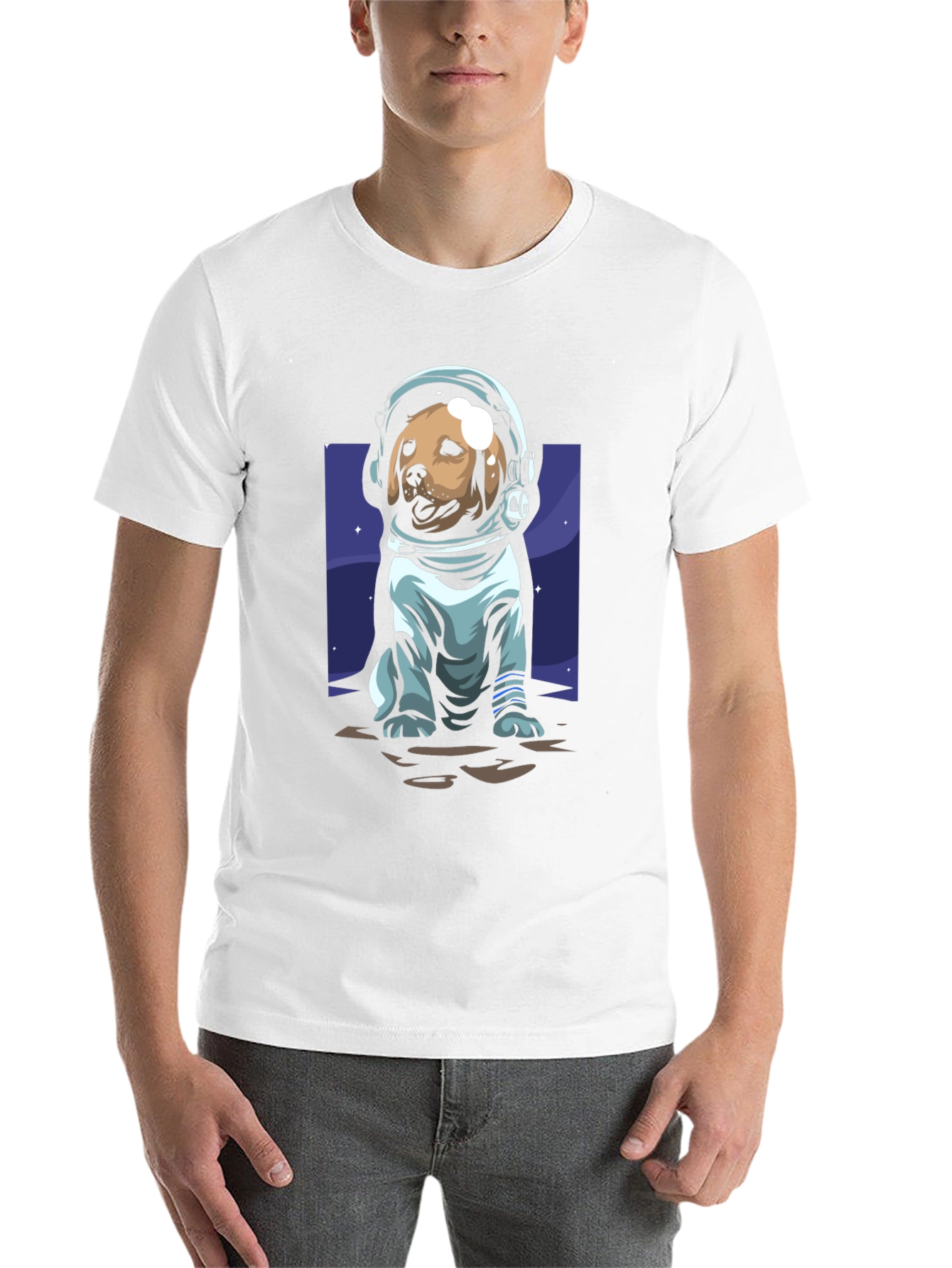 Black Dog Astronaut Graphic Tee - Black view 14