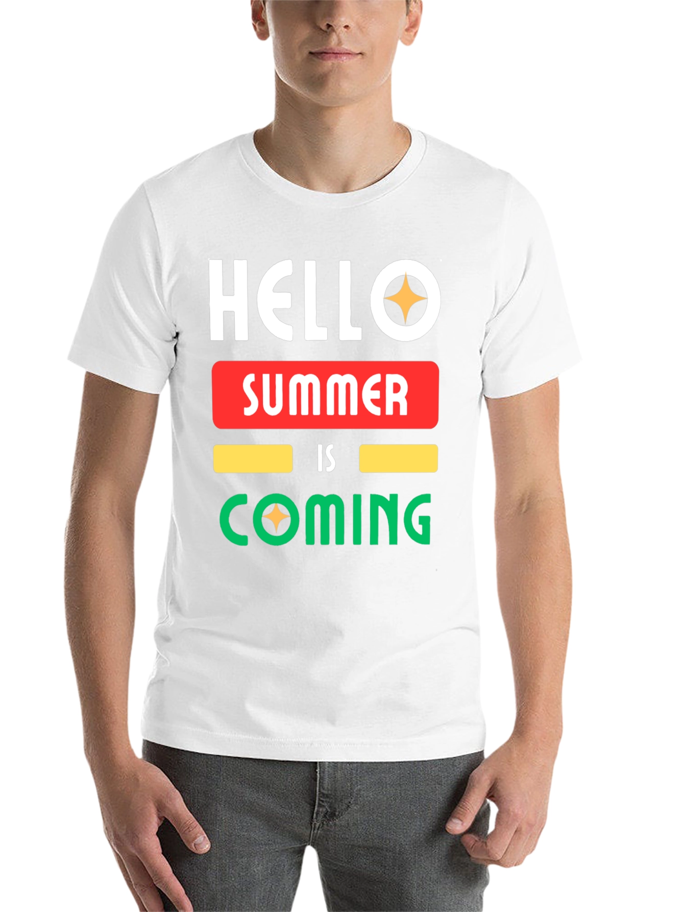 Black Hello Summer T-Shirt view 14