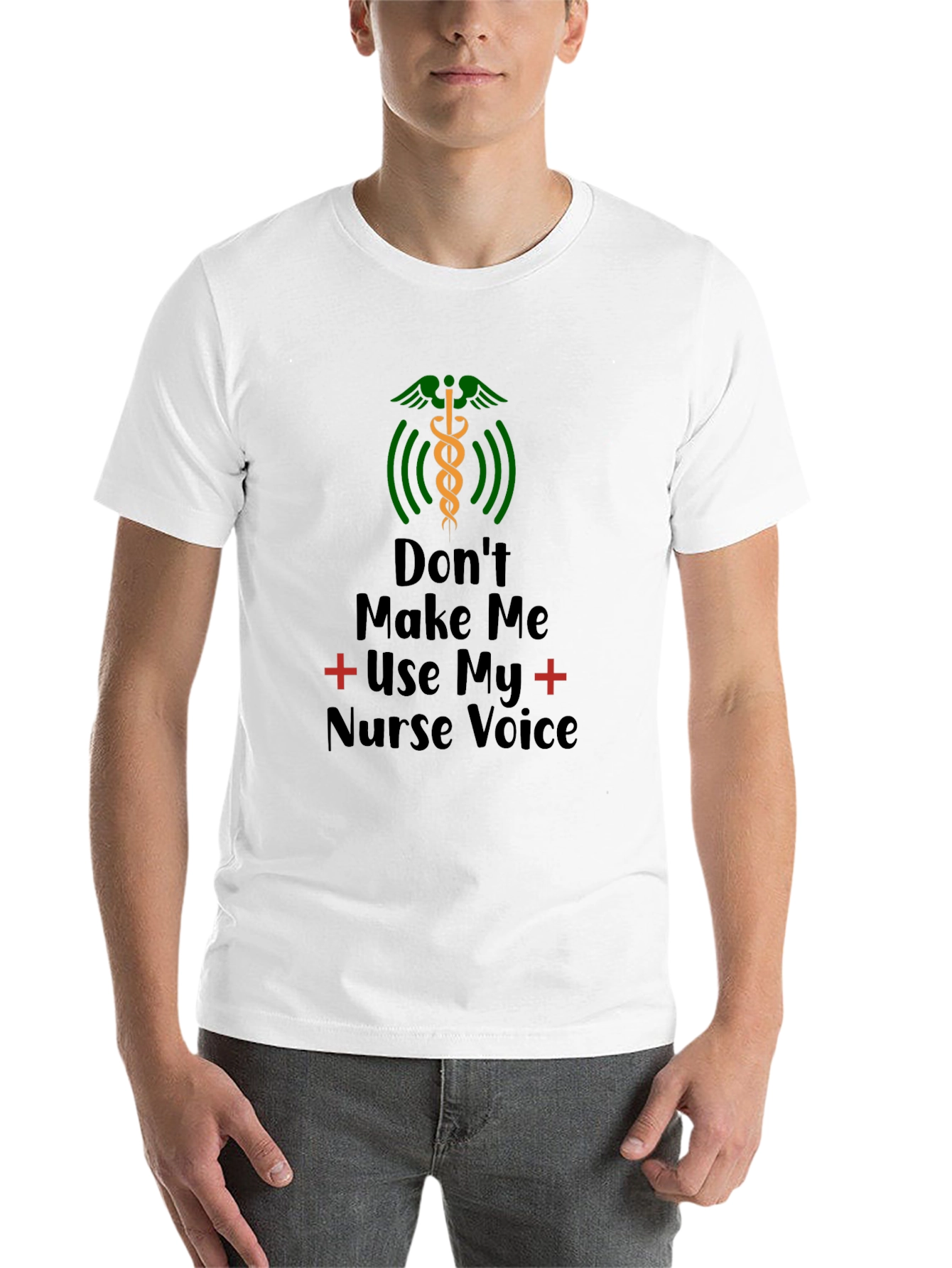 Black Don't Make Me Use My Nurse Voice T-Shirt view 14