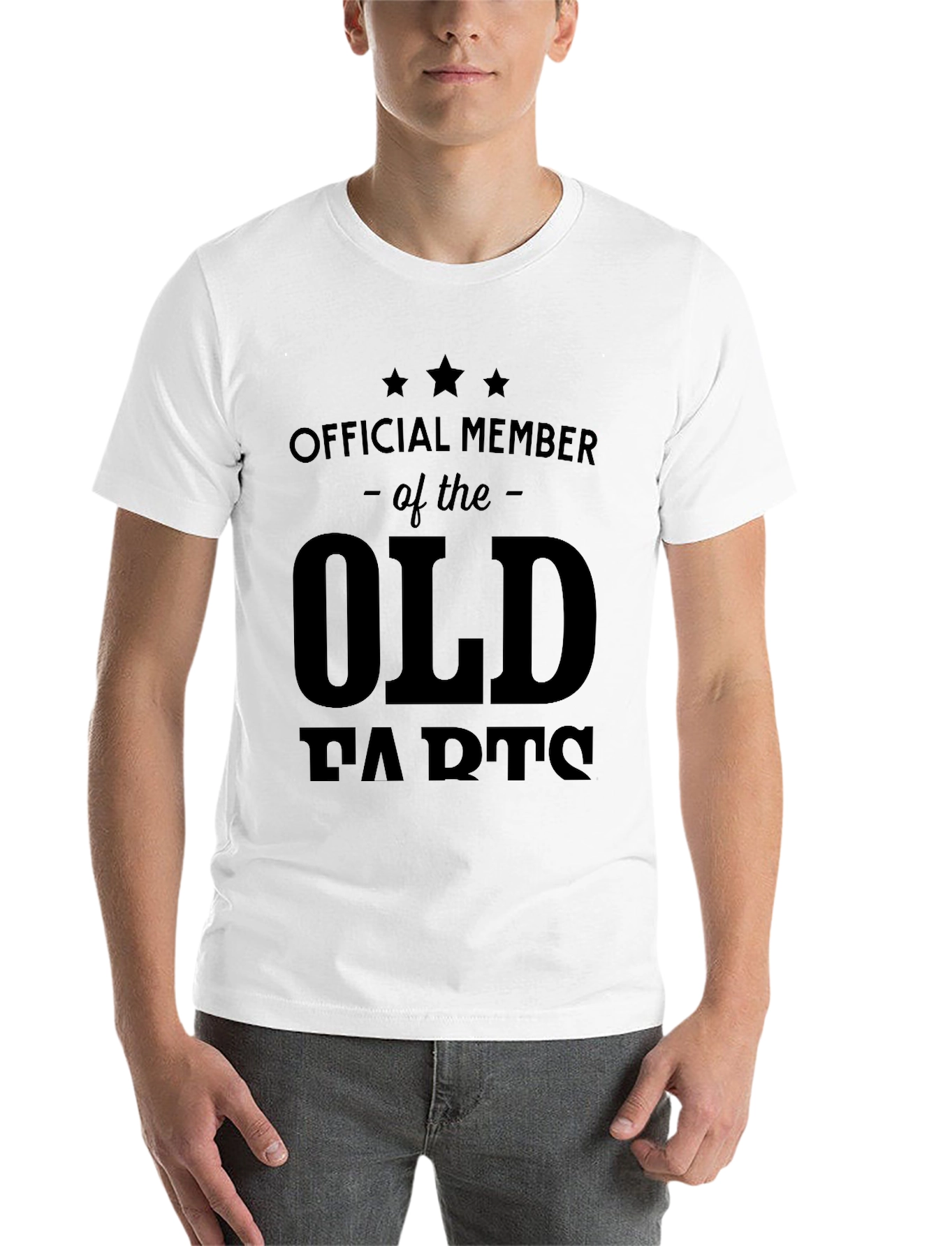 Black Official Member of the Old Farts T-Shirt view 14