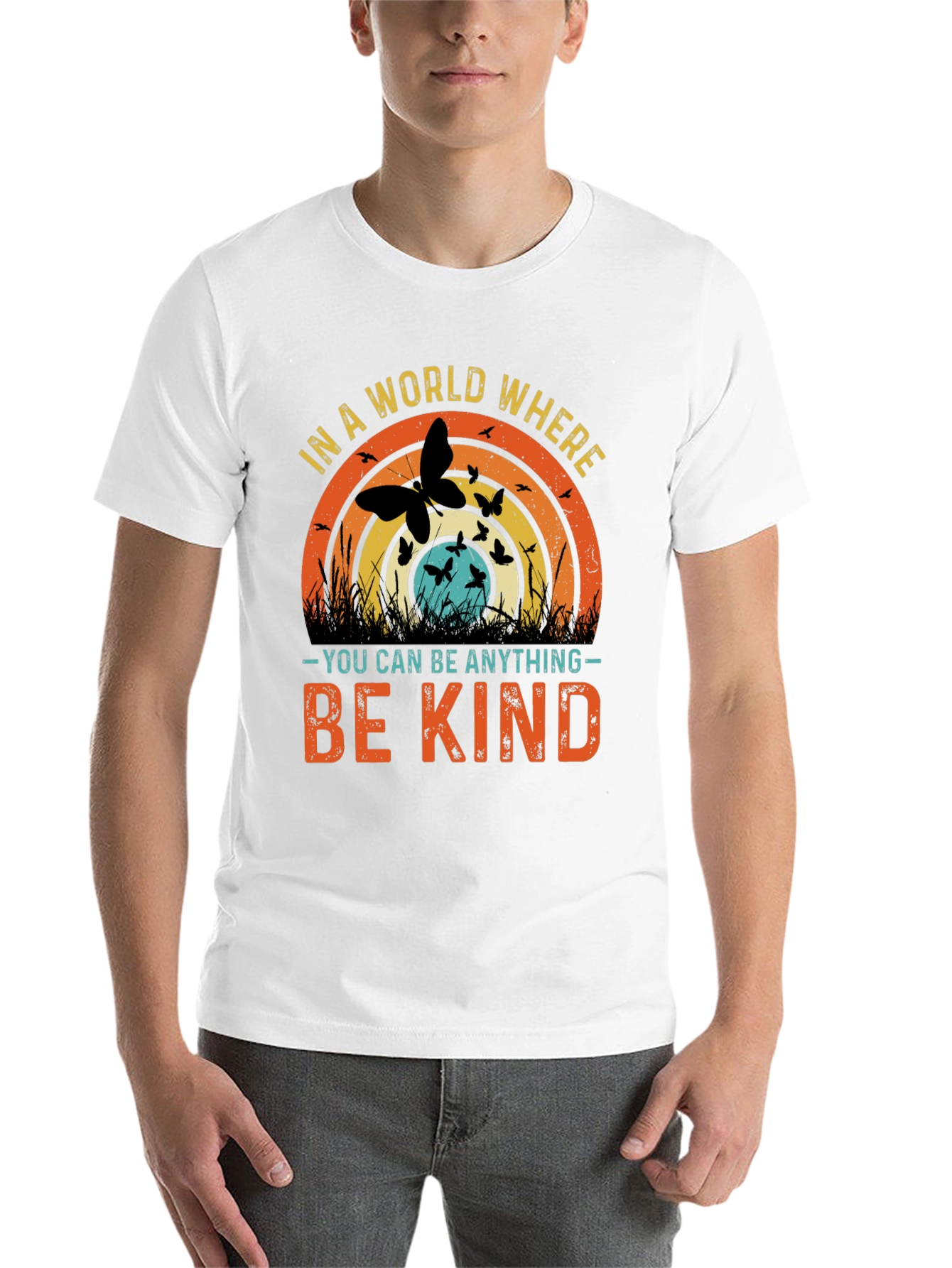 Black Kindness Matters T-Shirt - Be Kind Graphic Tee view 14