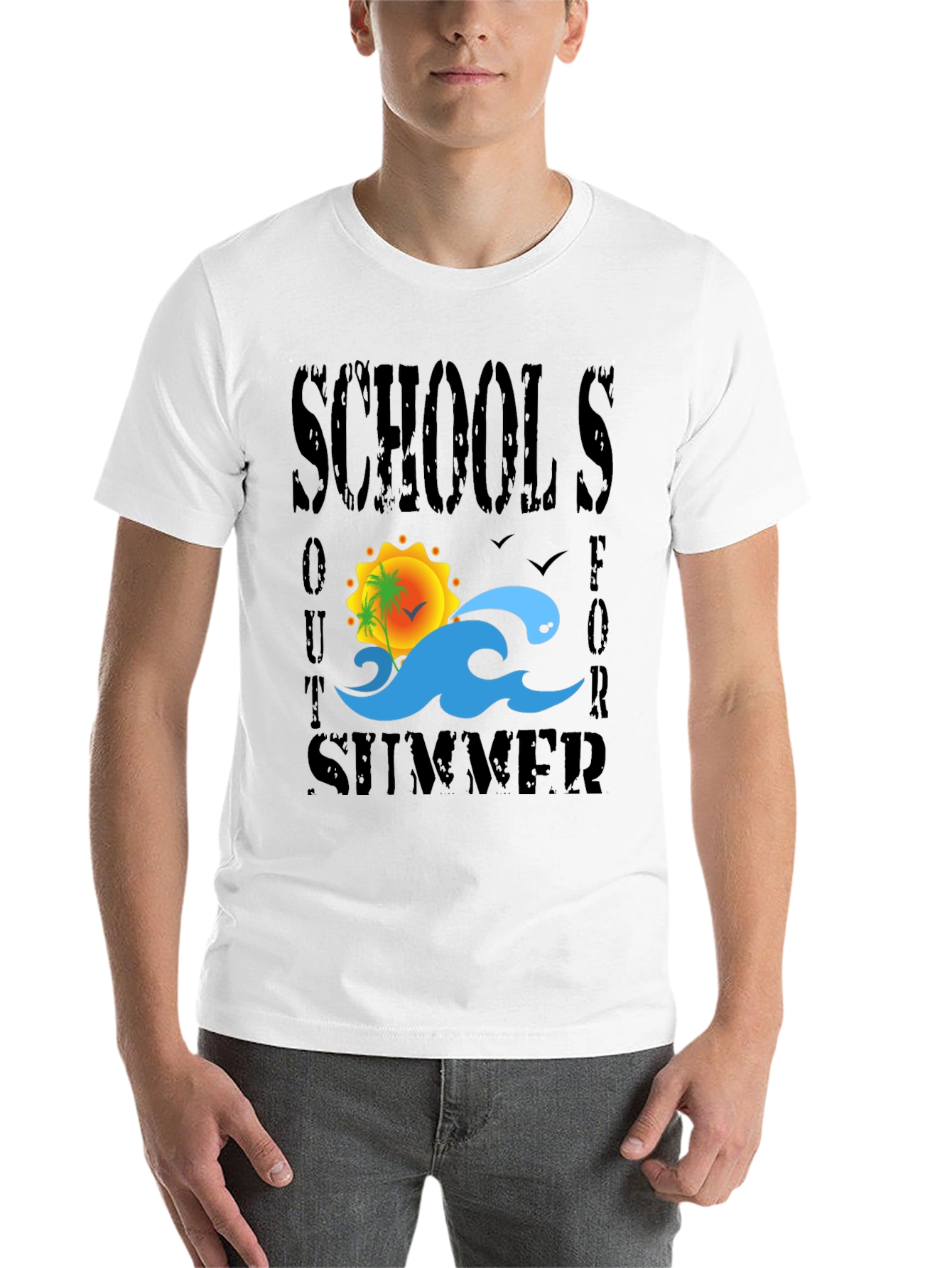 Black Schools Out For Summer Graphic Tee view 14
