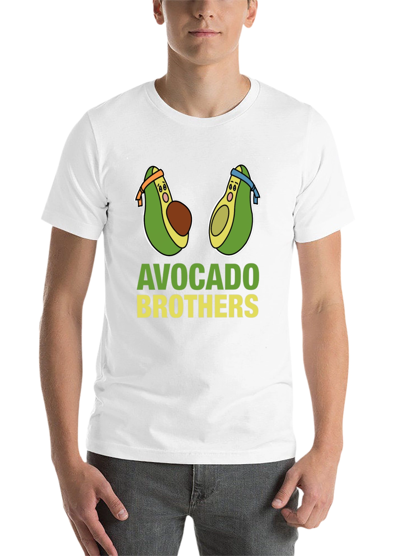 Black Avocado Brothers Graphic T-Shirt - Fun & Stylish! view 14