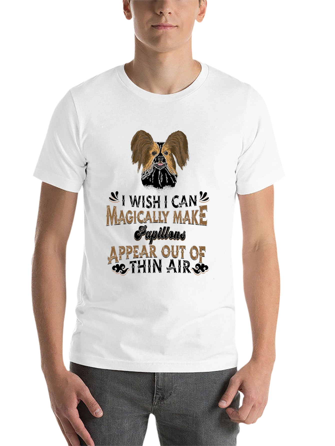Magical Papillon T-Shirt, Pet Lover Tee - 14