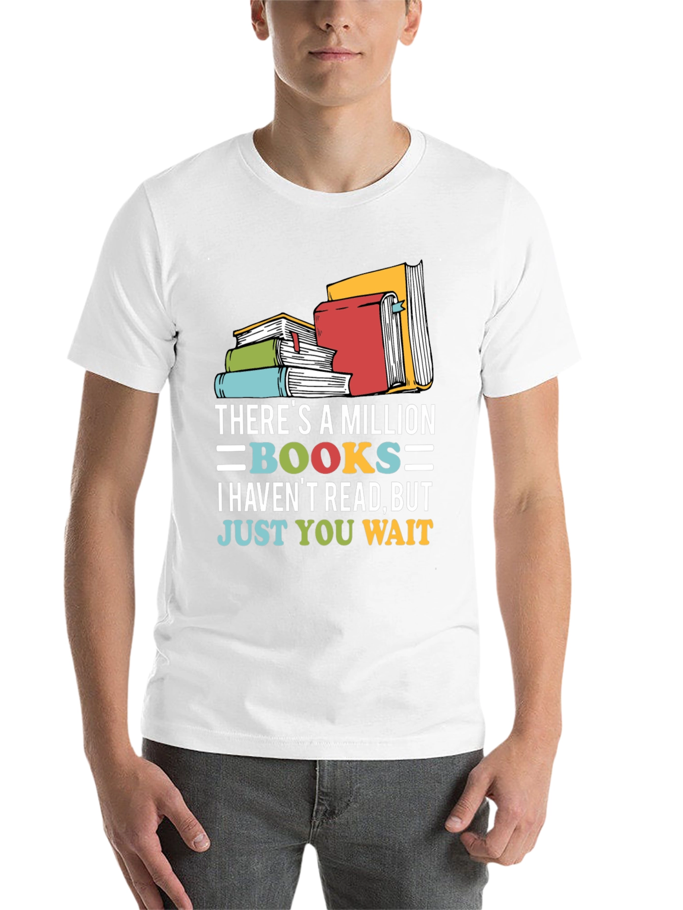 Black Book Lover T-Shirt: A Million Books view 14