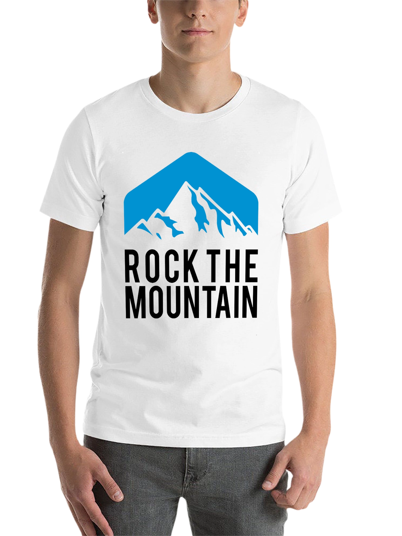 Black Rock the Mountain Graphic Tee - Black view 14